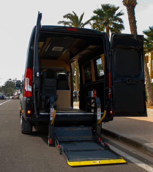 Accessible Van with Electric Hoist